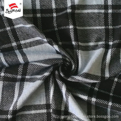 TR Spandex 260gsm Check Jacquard Fabric
